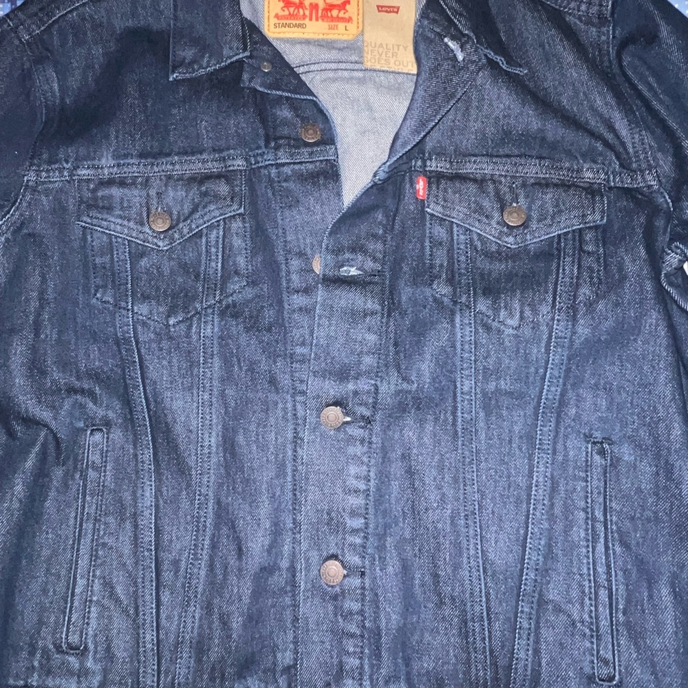Levi's Indigo Blue Denim Shirt Jacket